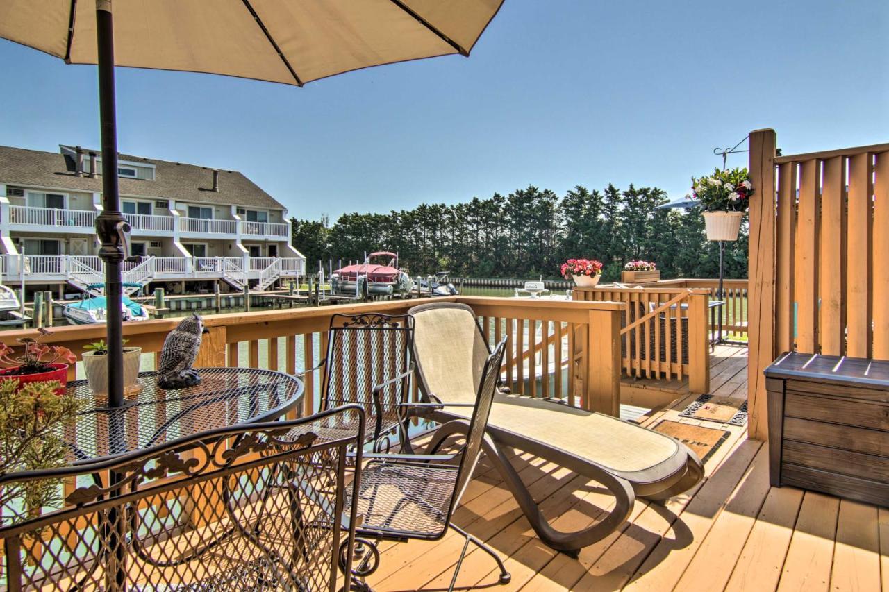 Airy Ocean City Condo On Canal Front With Deck! Luaran gambar